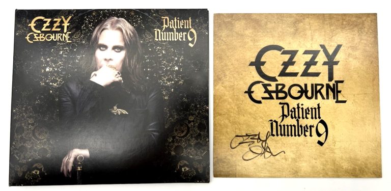 Ozzy Osbourne Signed Patient Number 9 CD Insert w/Beckett BAS LOA AB00080