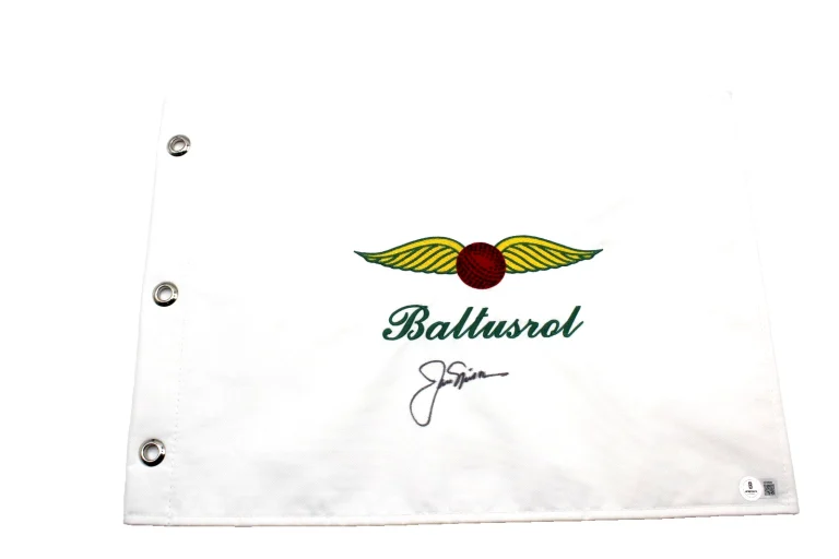 Jack Nicklaus Signed Baltusrol Golf Flag 1967 US Open w/BAS LOA AE38952