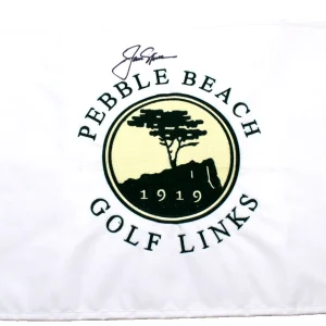 Jack Nicklaus Signed Pebble Beach Golf Flag 1972 US Open w/BAS LOA AE38951