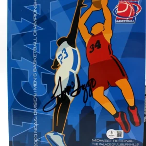 Tom Izzo Signed 2000 NCAA Regional Program Michigan State w/Beckett BV13378