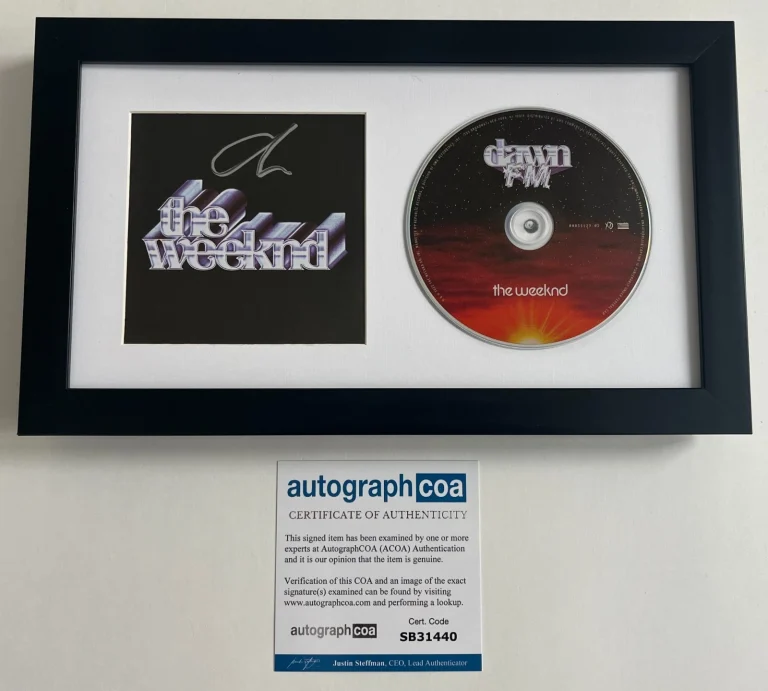 Shop The Weeknd Autograph Memorabilia & Signed Poster | Autographia