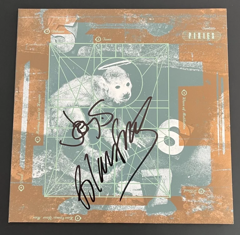 BLACK FRANCIS & JOEY SANTIAGO SIGNED PIXIES DOOLITTLE VINYL ALBUM w/EXACT PROOF