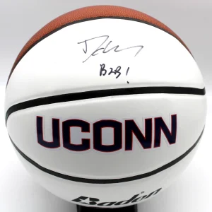 Dan Hurley Signed UConn Huskies B2B Logo Basketball W/Beckett COA BR63006