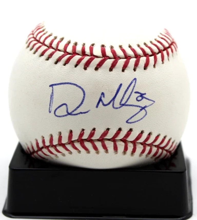 Don Mattingly Signed Dodgers 50th Anniversary Baseball w/Beckett COA BAS BR93148