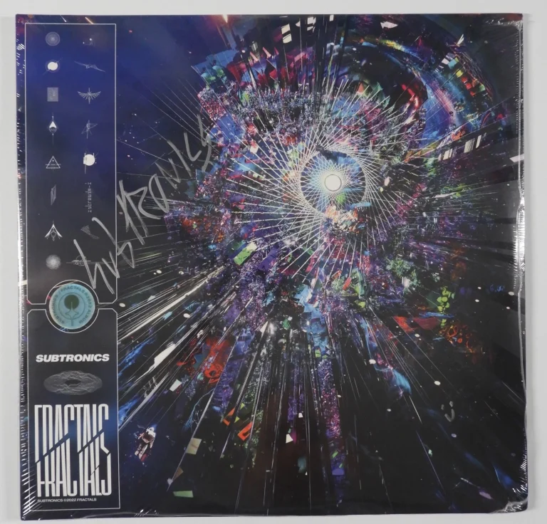 Subtronics Signed Autograph Album Record Vinyl Fractals