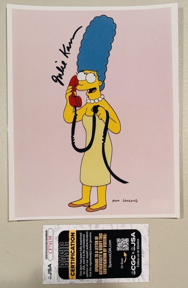 Julie Kavner Signed Autographed Marge Simpson 8x10 Photo JSA Cert