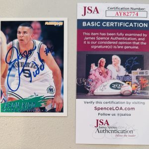 Jason Kidd Signed Autographed 1994-95 Fleer Card #268 JSA Cert Rookie