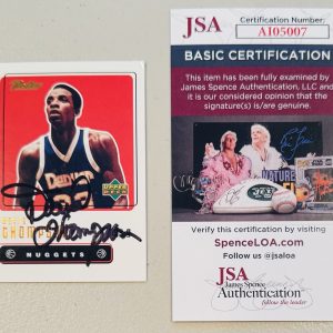 David Thompson Signed Autographed 1999-00 Upper Deck Retro Card #33 JSA Cert