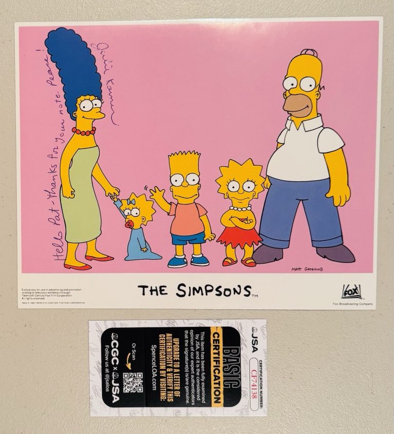 Julie Kavner Signed Autographed 8x10 Simpsons Photo JSA Cert
