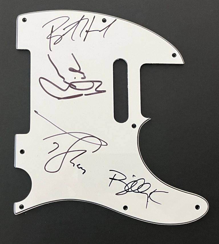 MASTODON SIGNED AUTOGRAPH TELECASTER GUITAR PICKGUARD BRENT HINDS +3 w/PROOF