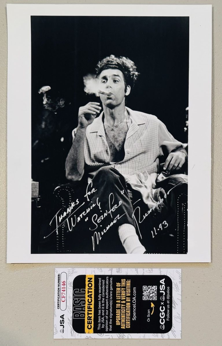 Michael Richards Signed Autographed 8x10 Photo W/ Seinfeld Inscription JSA Cert