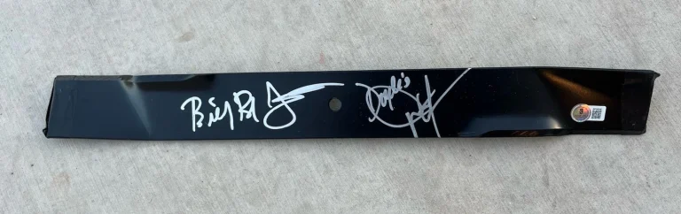 Billy Bob Thornton Dwight Yoakam Signed Lawnmower Blade Slingblade BAS Certified
