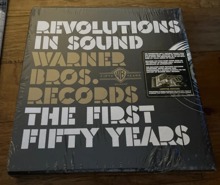 Revolutions In Sound Warner Bros. Records First 50 Years Sealed Book Flash Drive