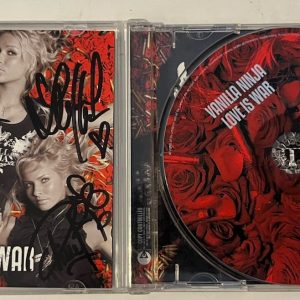 Vanilla Ninja Love Is War Signed Autographed CD Book BAS Guaranteed