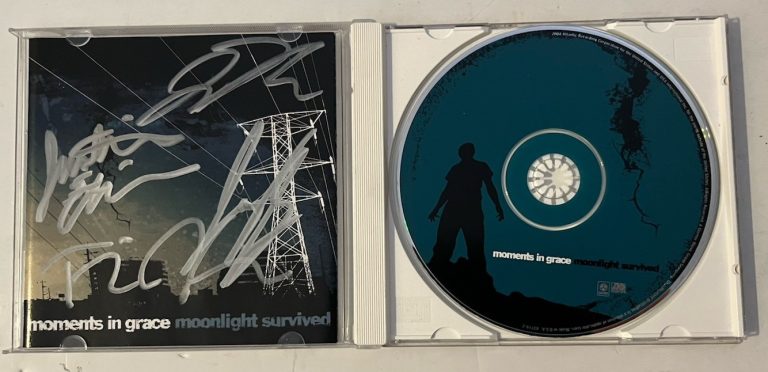 Moments In Grace Moonlight Survival Signed Autographed CD Book BAS Guaranteed