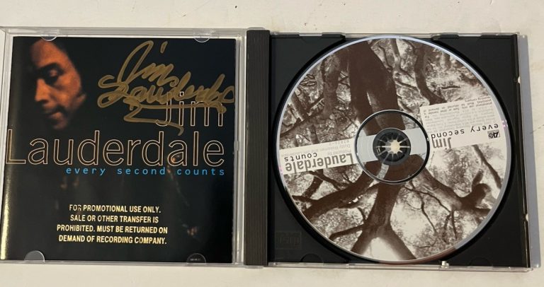 Jim Lauderdale Every Second Counts Signed Autographed CD Book BAS Guaranteed
