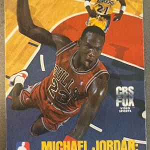 RARE - Michael Jordan: Come Fly With Me 1989 CBS Fox Video Promo Card