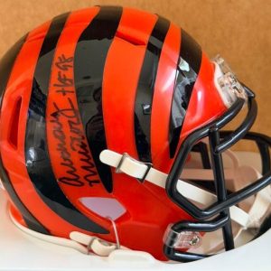 ANTHONY MUNOZ CINCINNATI BENGALS HOF SIGNED SPEED MINI HELMET BECKETT