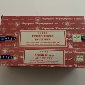(11) 15 Gram Boxes of Satya French Rose Agarbatti Incense