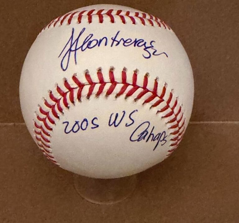 JOSE CONTRERAS 2005 WS CHAMPS WHITE SOX SIGNED AUTO M.L. BASEBALL BECKETT AUTH