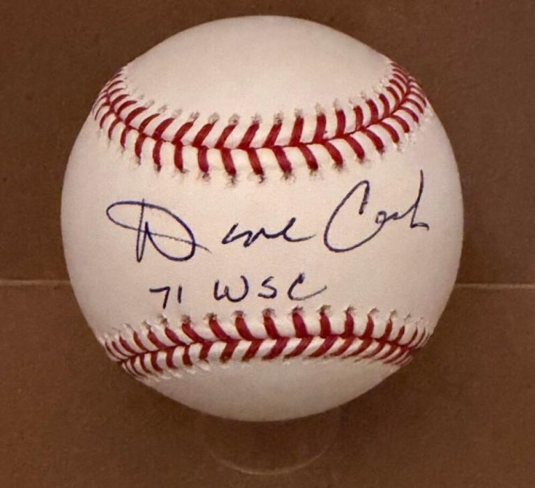 DAVE CASH PIRATES 71 WSC SIGNED AUTO M.L. BASEBALL BECKETT AUTH
