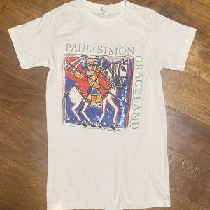 Paul Simon Graceland Tour VINTAGE ORIGINAL 1987 Concert T-shirt