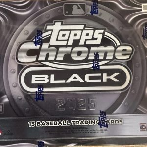2025 TOPPS CHROME BLACK BASEBALL HOBBY BOX