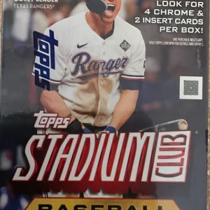 MLB 2024 Stadium Club Baseball Trading Card BLASTER Box Factory Sealed