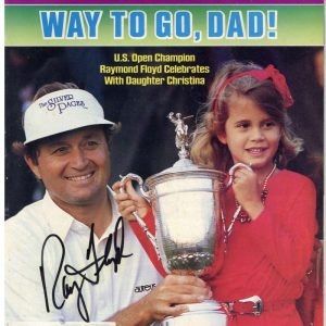 Raymond Floyd Signed 1986 Sports Illustrated Magazine Beckett BAS