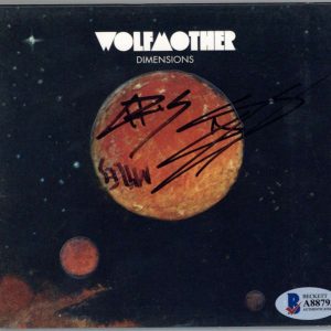 Wolfmother Group Signed Autographed CD Booklet Myles +2 Beckett BAS