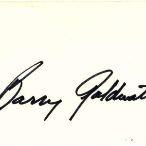 Barry Goldwater Signed Autographed FDC First Day Cover JSA