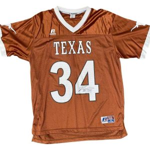 Ricky Williams Signed Autographed Russell Texas Jersey JSA