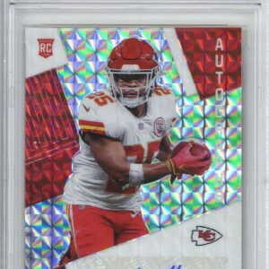 2020 Panini Mosaic Rookie Autographs Mosaic RA12 Clyde Edwards-Helaire PSA 10 10