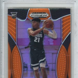 2019 Panini Prizm Draft Picks 73 Rui Hachimura Orange Prizm PSA 9