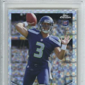 2012 Topps Chrome 40 Russell Wilson Stands-Xfractor PSA 9