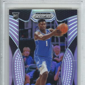 2019 Panini Prizm Draft Picks 64 Zion Williamson Silver Prizm PSA 9