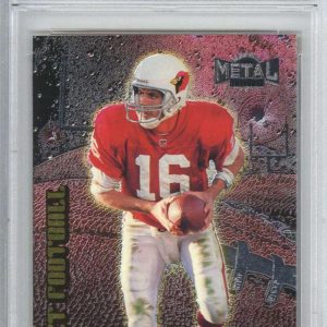 1998 Metal Universe 4 Jake Plummer Planet Football PSA 8