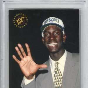 1995 Stadium Club 5 Kevin Garnett Draft Picks PSA 9