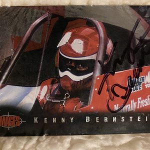 Kenny Bernstein Signed Trading Card Nhra Drag Racing Legend Autographed
