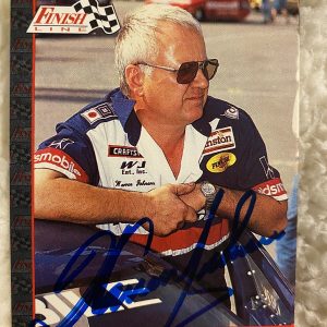 Warren Johnson Signed Trading Card Nhra Drag Racing Legend Autographed