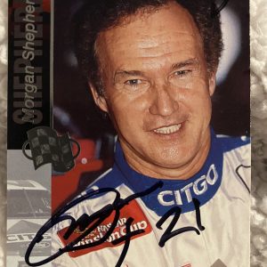Morgan Shepherd signed Trading Card Autographed Nascar
