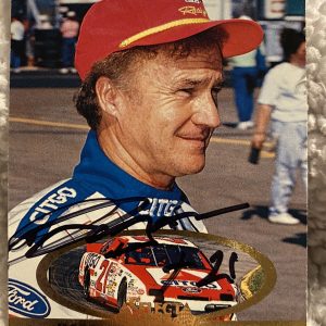 Morgan Shepherd  signed Trading Card Autographed Nascar