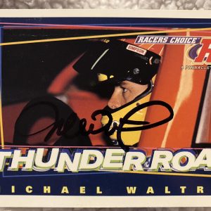 Michael Waltrip Signed Trading Card Nascar Racing Autographed