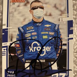 Ryan Preece Signed Trading Card Nascar Racing Autographed