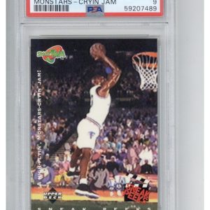 1996 Upper Deck Space Jam 55 A High Flying Monstars Cryin Jam PSA 9