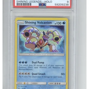 2017 Shining Legends 27 Shining Volcanion Holo PSA 9