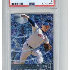 1996 Metal Universe 13 Roger Clemens PSA 8