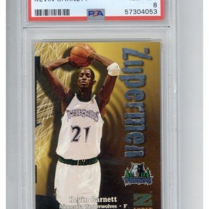 1997 Skybox Z-Force 199 Kevin Garnett PSA 8