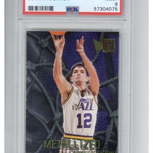 1996 Metal 133 John Stockton PSA 9
