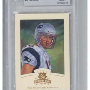 2002 Gridiron Kings Bronze Tom Brady 55 BGS 8.5